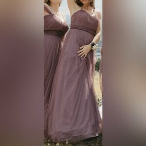 Rosalie Tulle by Revelry, Dusty Purple bridesmaid dress